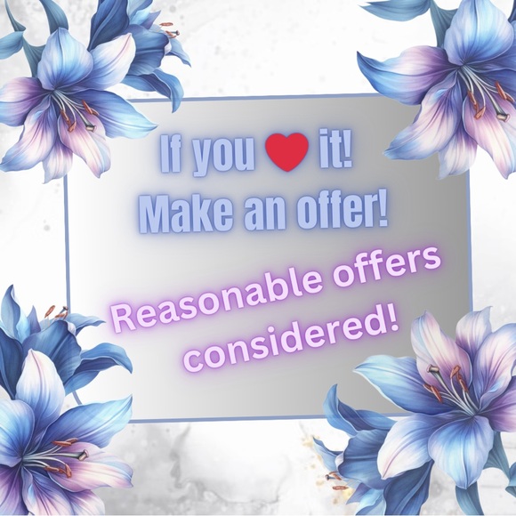 Floral Brooch Pin Pendant Vintage Oval Gold Tone Blue Purple Flower Design - Picture 7 of 10